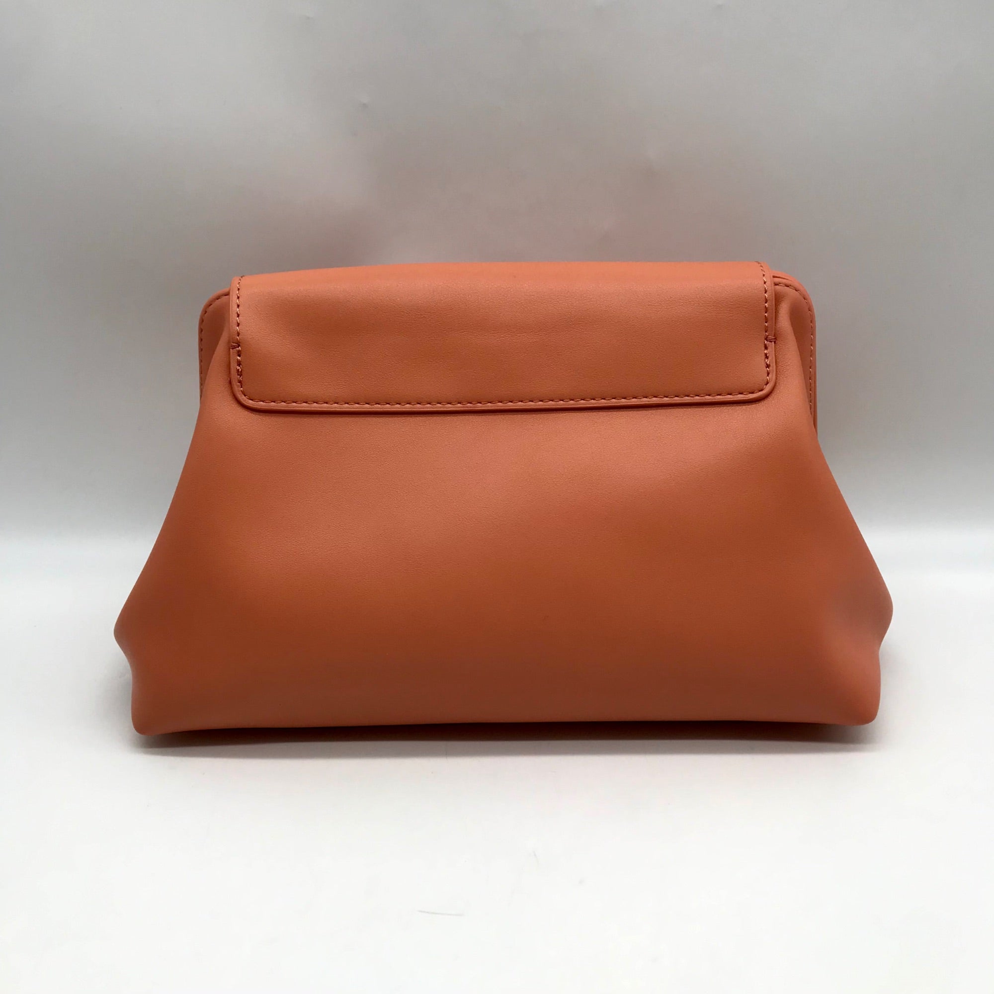 Jules Kae Peach Ellie Turn Lock Clutch