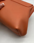Jules Kae Peach Ellie Turn Lock Clutch