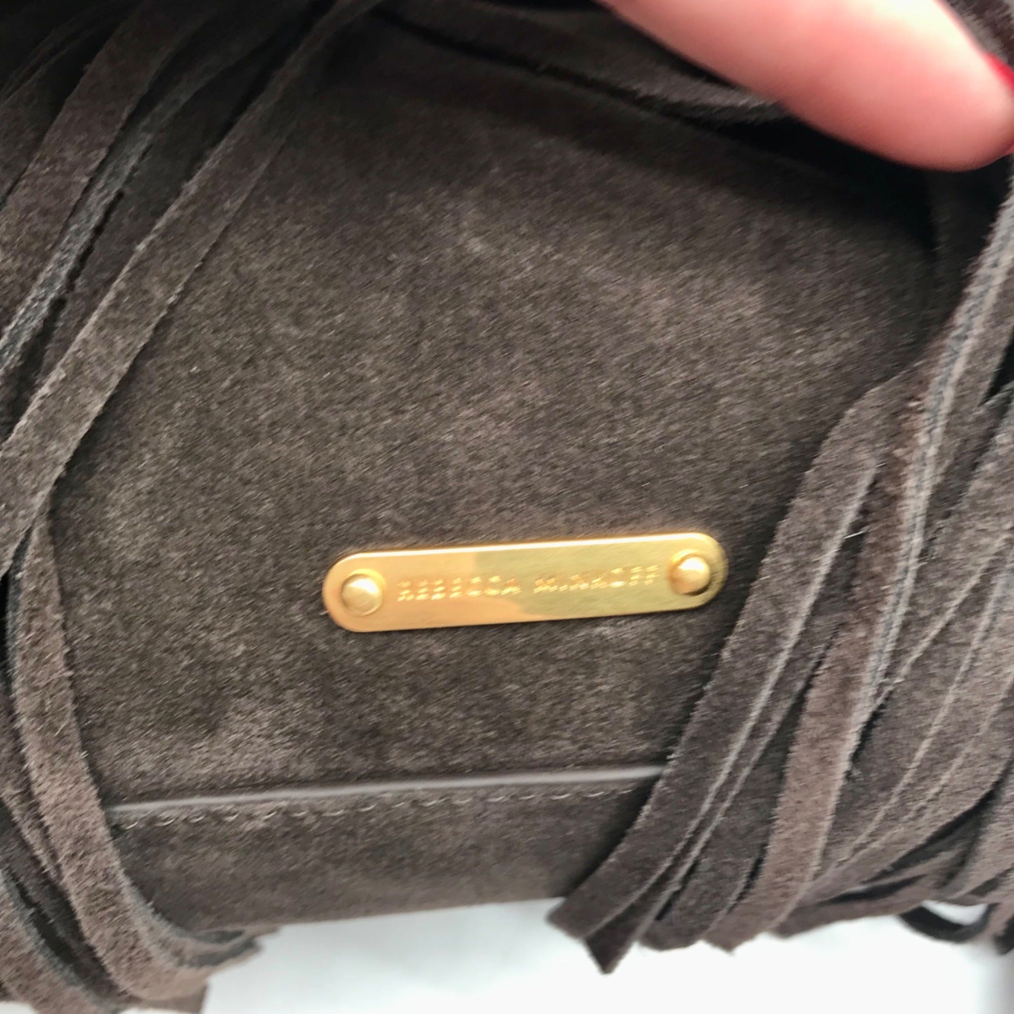Rebecca Minkoff Fringe Handheld Suede &amp; Leather Crossbody Bag