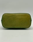 Pratesi Green Italian Leather Crossbody Bag