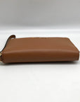 Michael Kors Brown Leather Acorn Wristlet