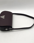 Valentino Orlandi Burgundy Brown Faux Leather Shoulder Bag