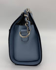 Steve Madden Blue Faux Leather Crossbody Bag