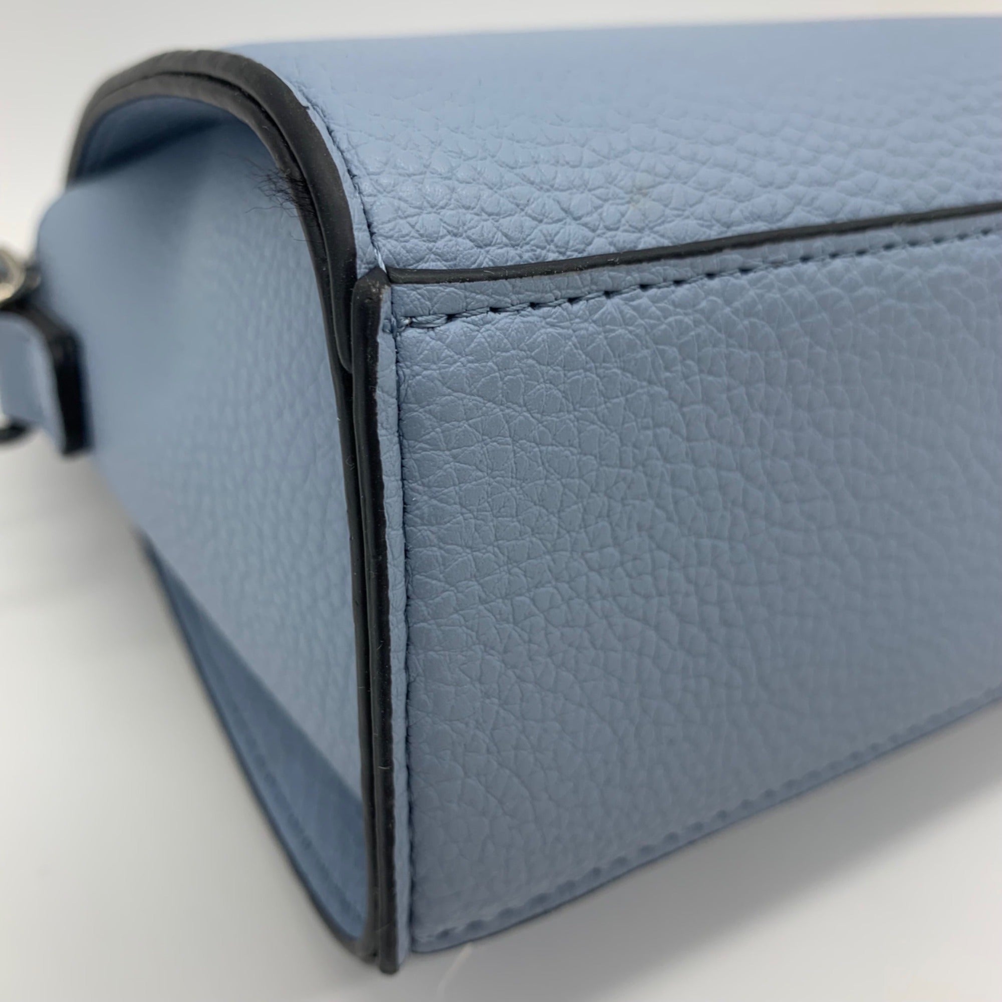 Steve Madden Blue Faux Leather Crossbody Bag