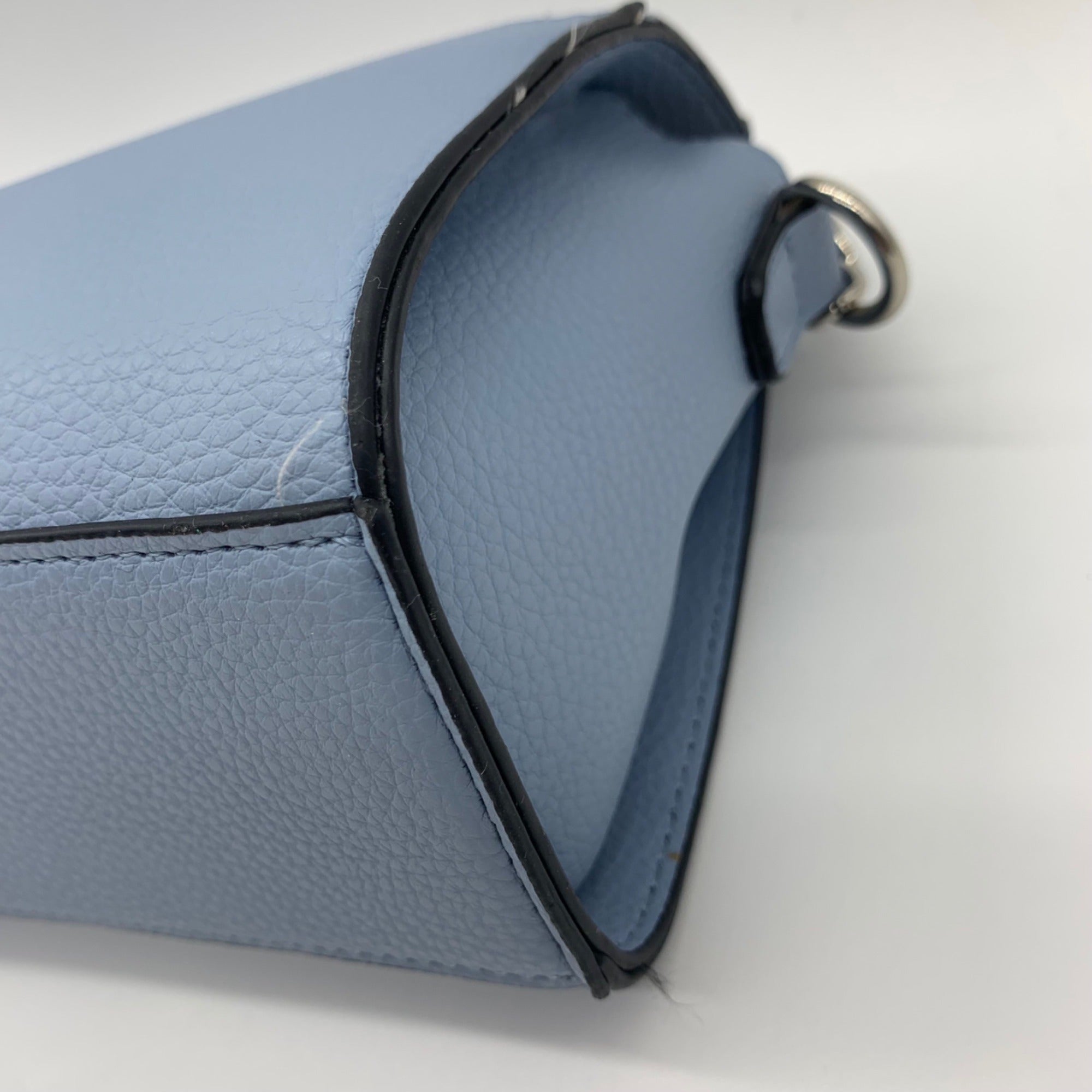 Steve Madden Blue Faux Leather Crossbody Bag