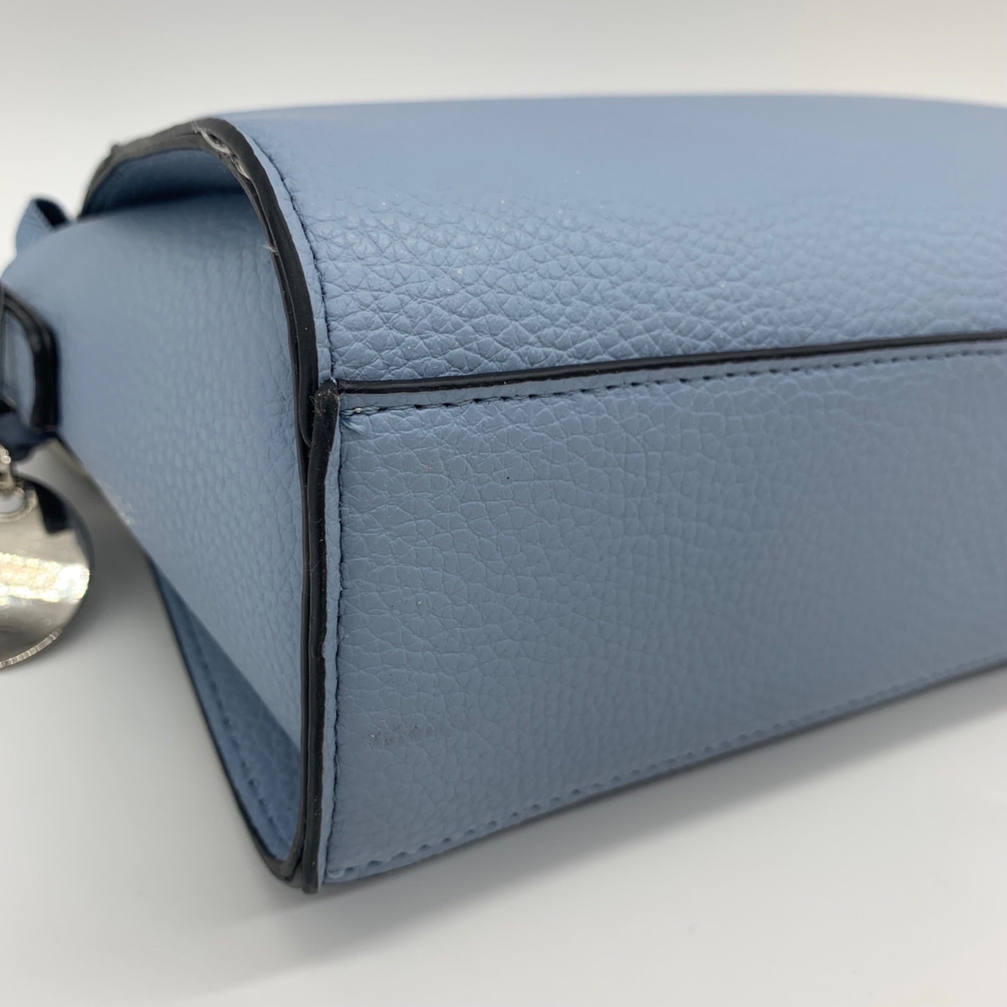Steve Madden Blue Faux Leather Crossbody Bag