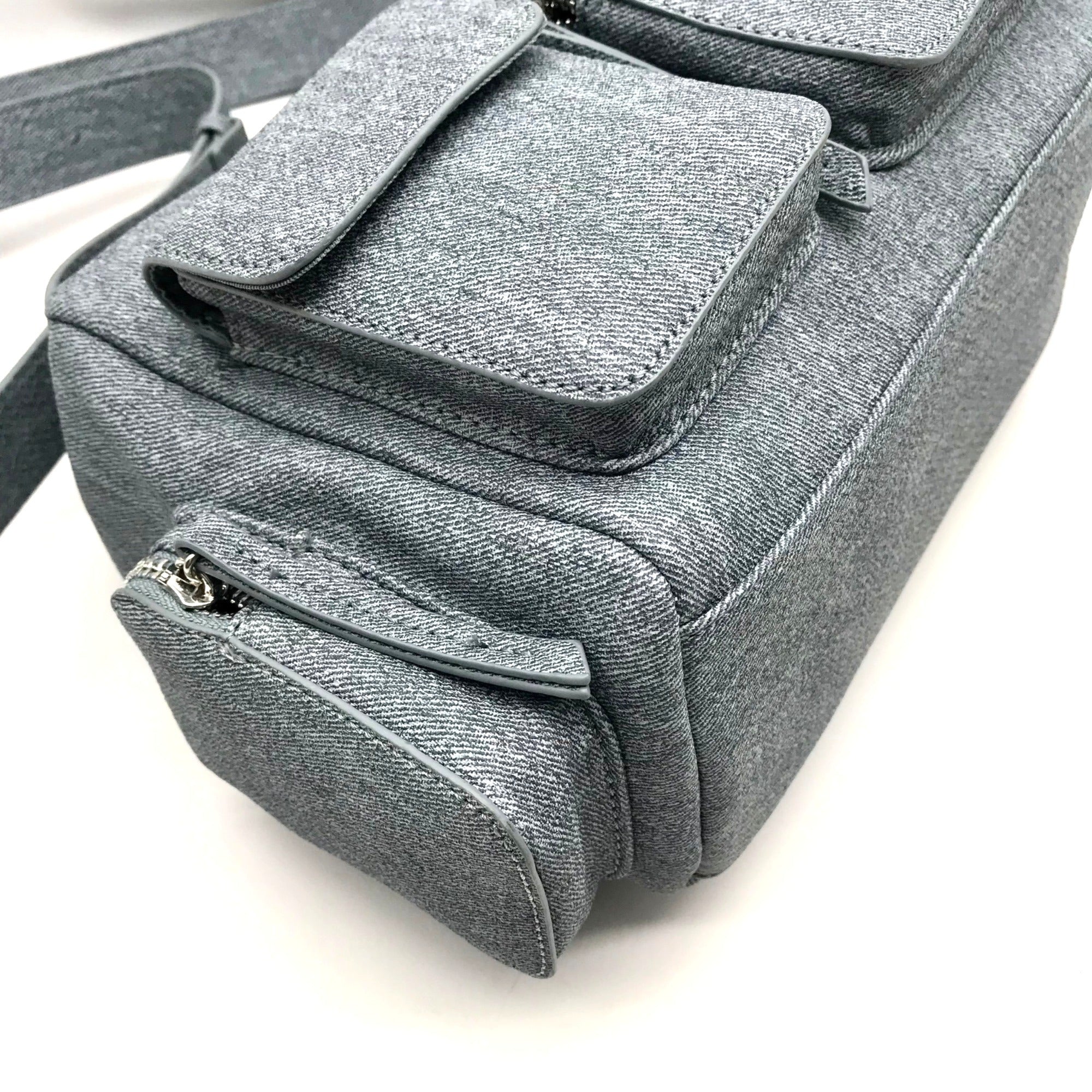 Like Dreams Denim Vegan Nomad Shoulder Bag