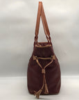 Dooney & Bourke Cranberry Pebble Grain Leather Bailey Tote