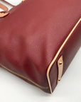 Dooney & Bourke Cranberry Pebble Grain Leather Bailey Tote