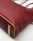 Dooney & Bourke Cranberry Pebble Grain Leather Bailey Tote