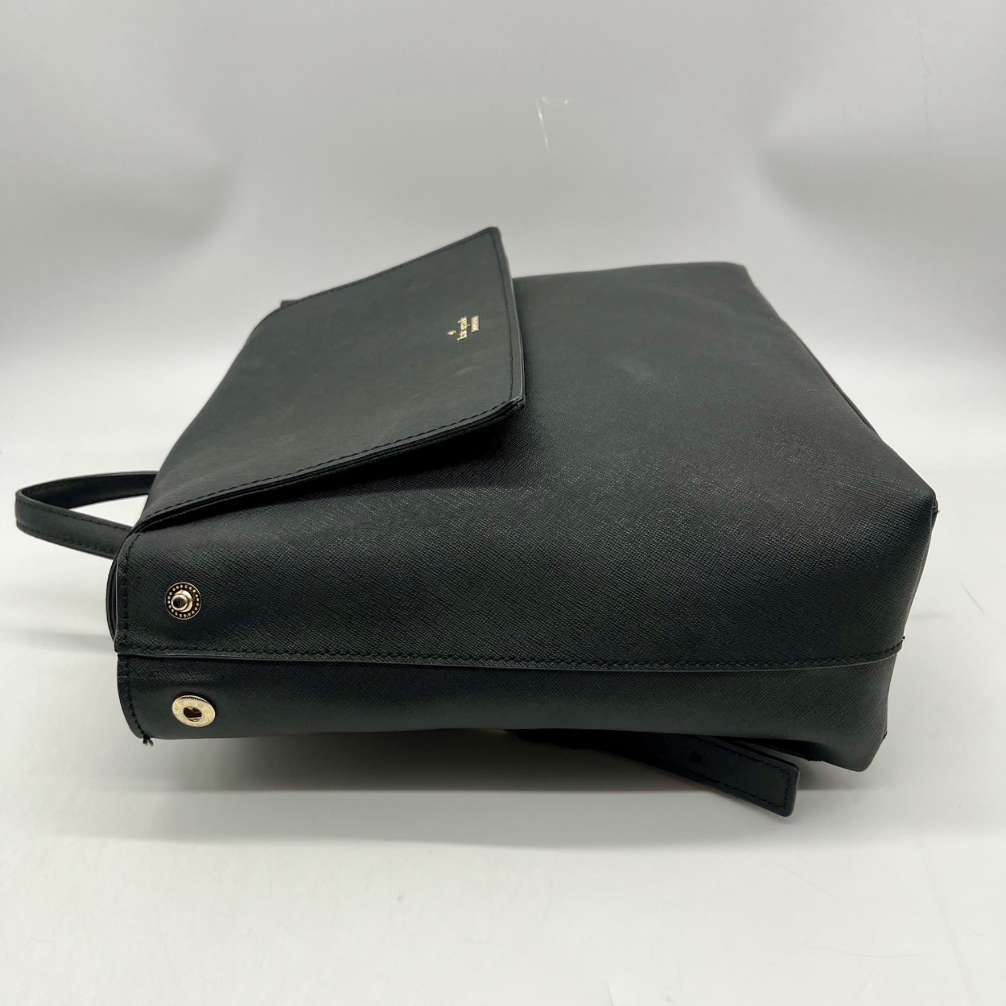 Kate Spade Black Leather Backpack