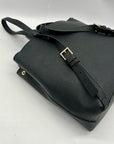 Kate Spade Black Leather Backpack