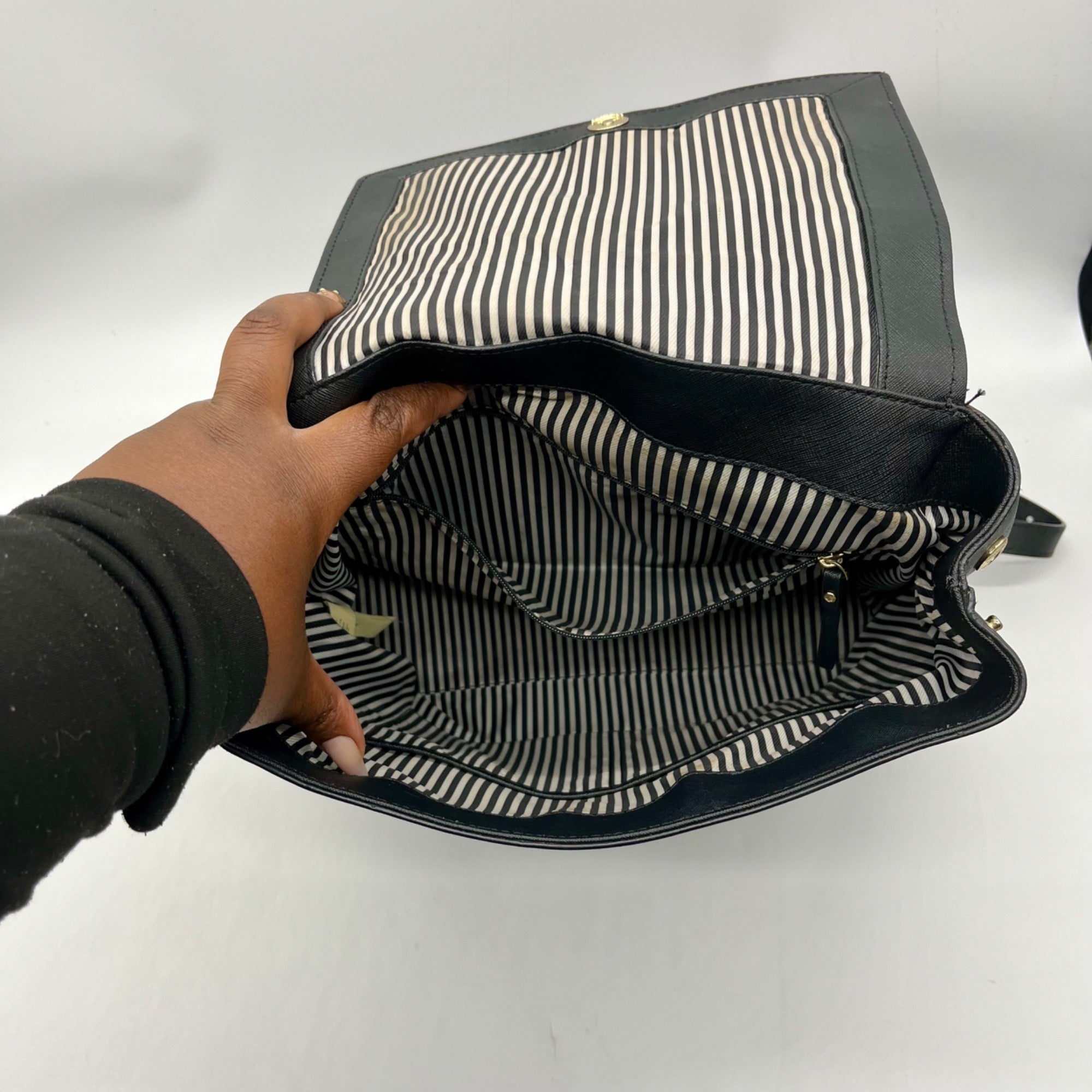 Kate Spade Black Leather Backpack