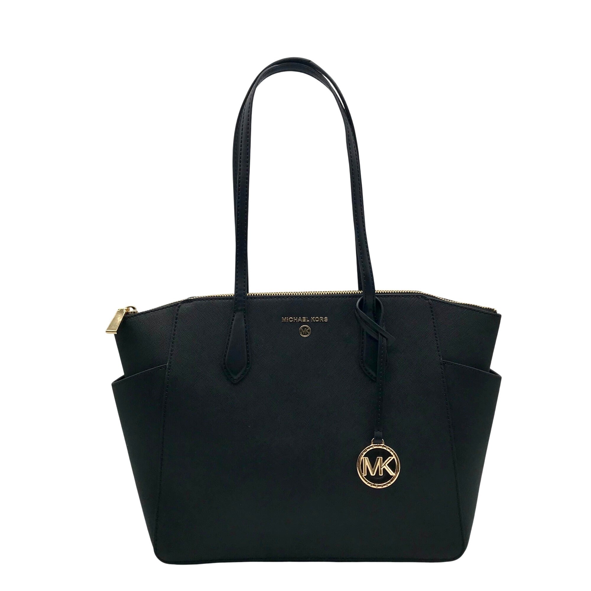 Michael Kors Black Marilyn Leather Tote Bag