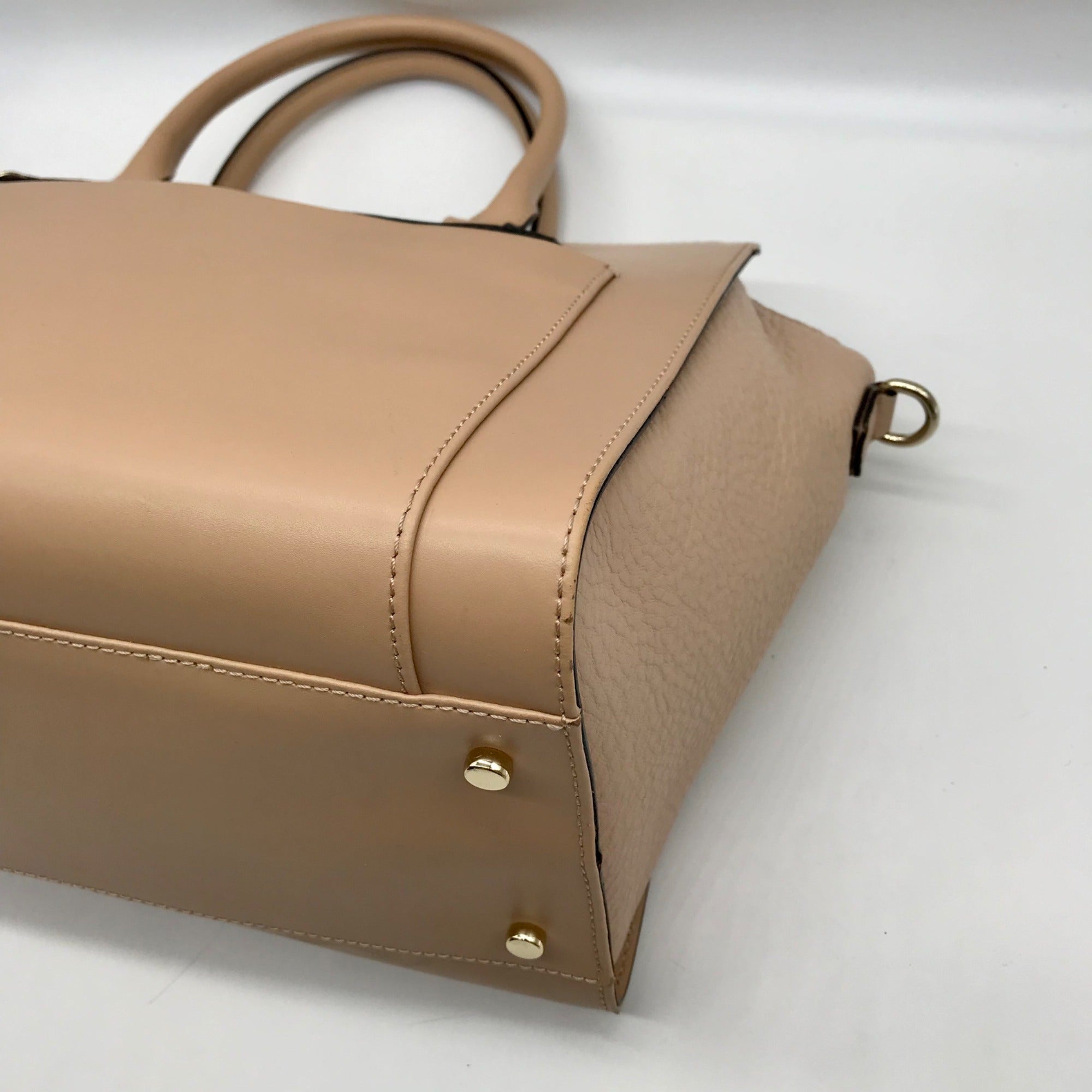 Kate Spade Tan Leather Hadley Street Convertible Satchel