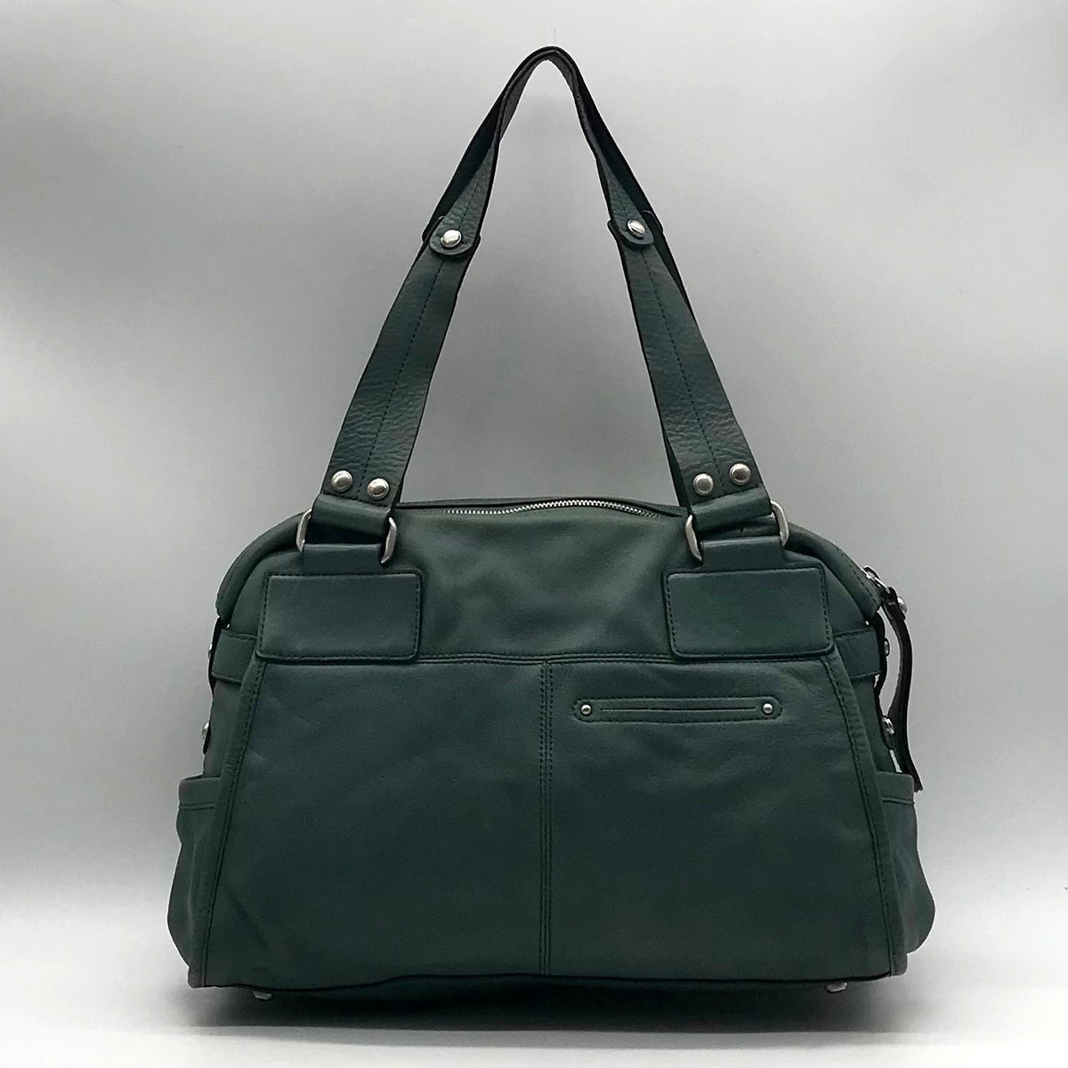 B. Makowsky Sage Pebbled Leather Shoulder Bag
