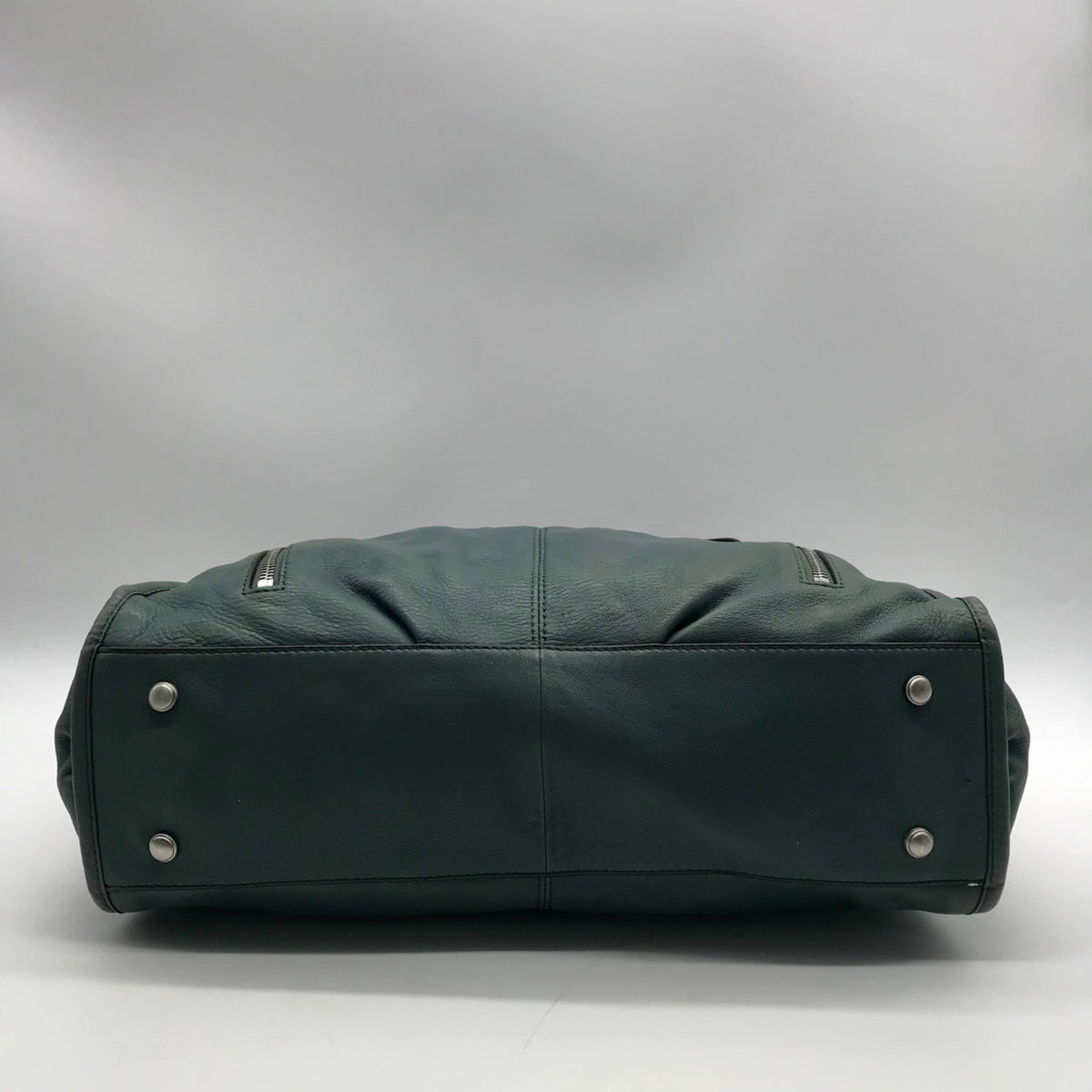 B. Makowsky Sage Pebbled Leather Shoulder Bag