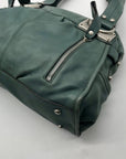 B. Makowsky Sage Pebbled Leather Shoulder Bag