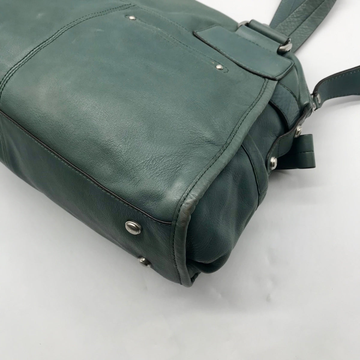 B. Makowsky Sage Pebbled Leather Shoulder Bag