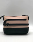 Stone Mountain Pink Colorblock Pebbled Faux Leather Crossbody