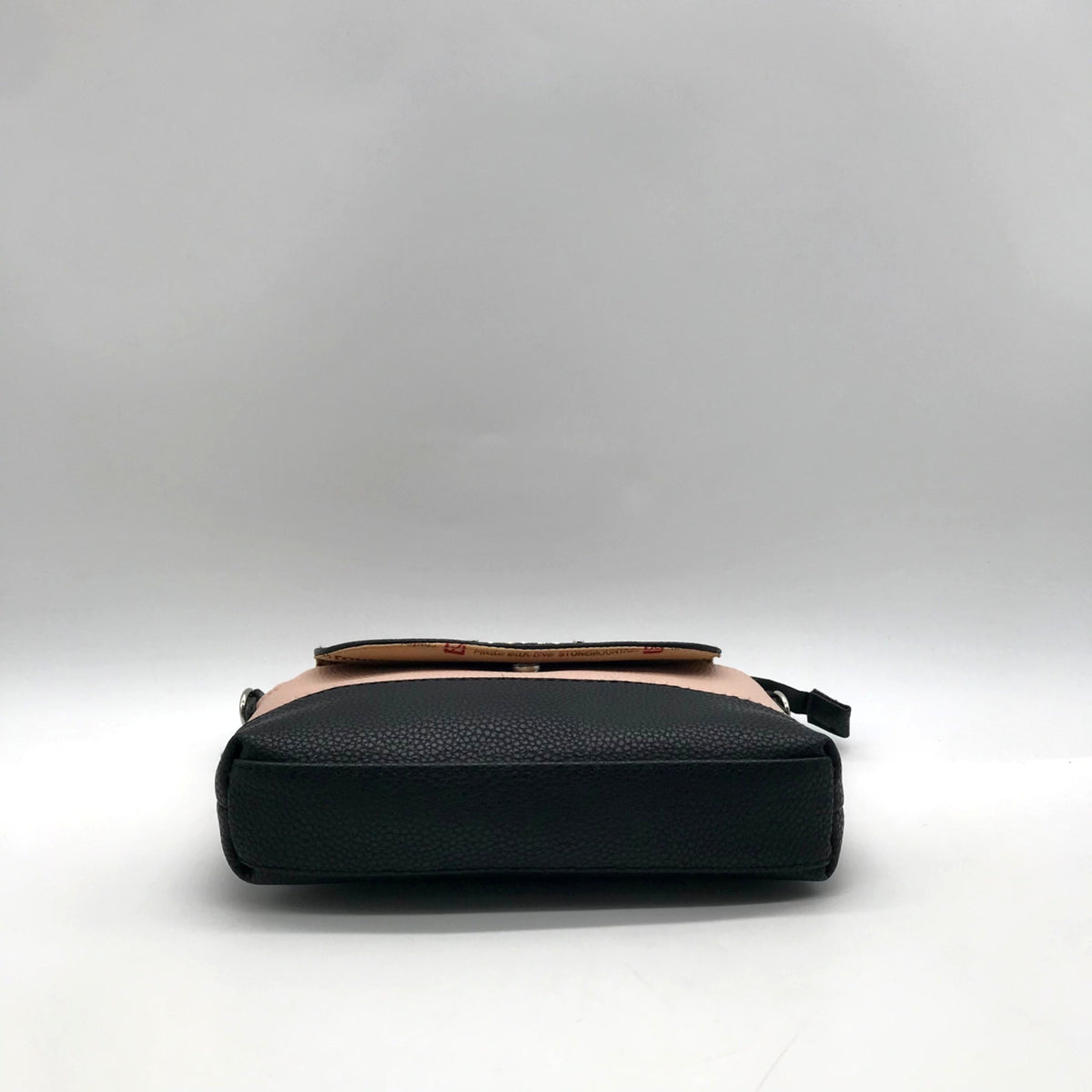 Stone Mountain Pink Colorblock Pebbled Faux Leather Crossbody