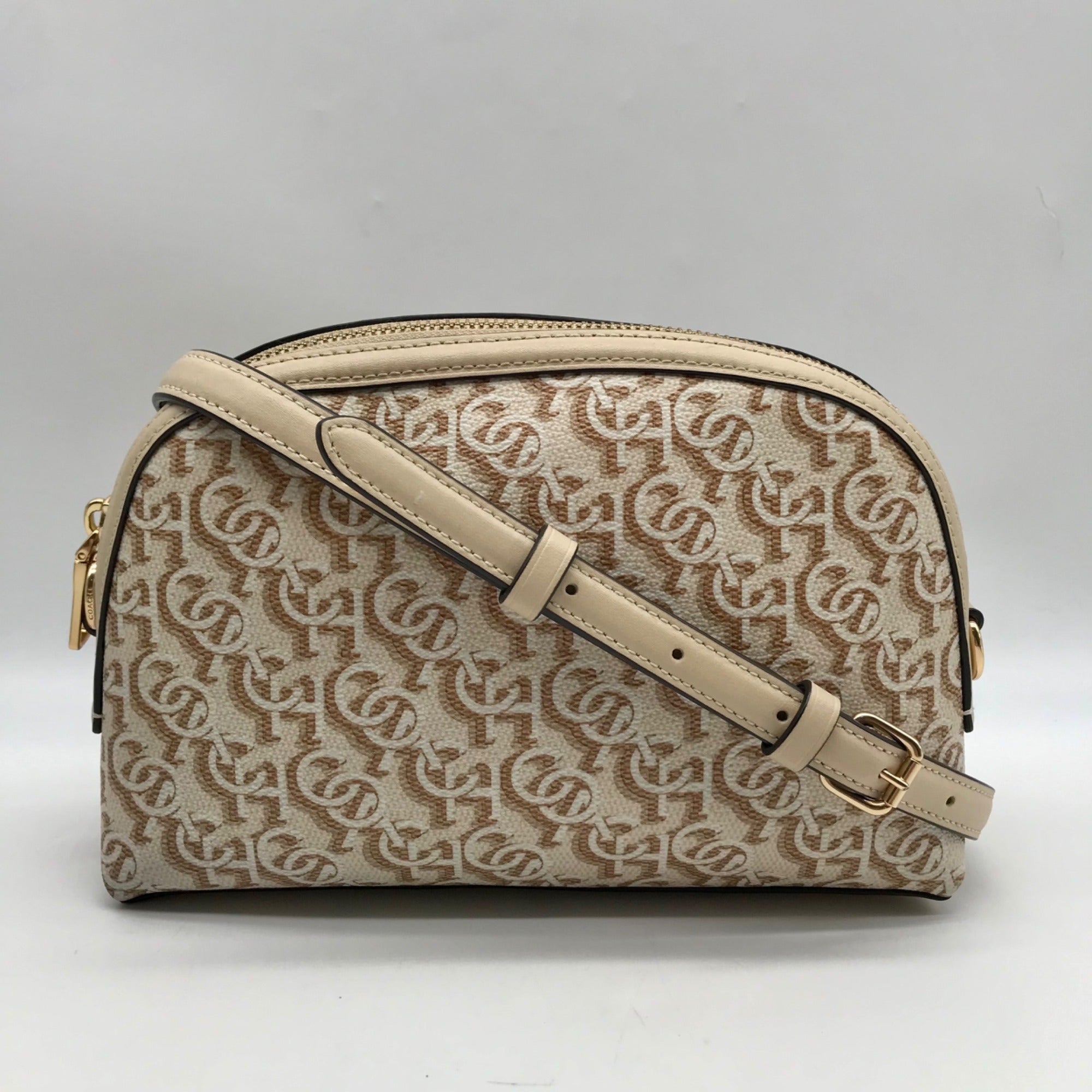 Coach Chalk Monogram Canvas Madi Crossbody Bag CF343