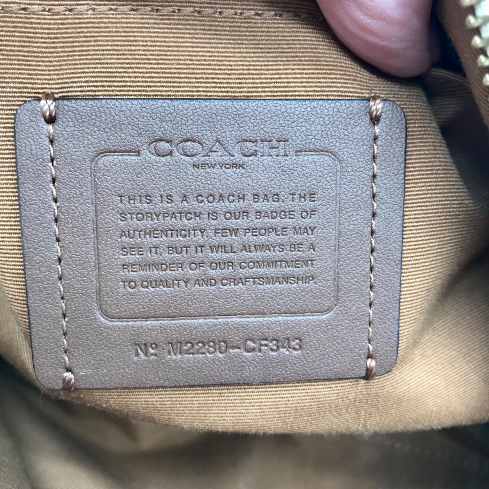 Coach Chalk Monogram Canvas Madi Crossbody Bag CF343