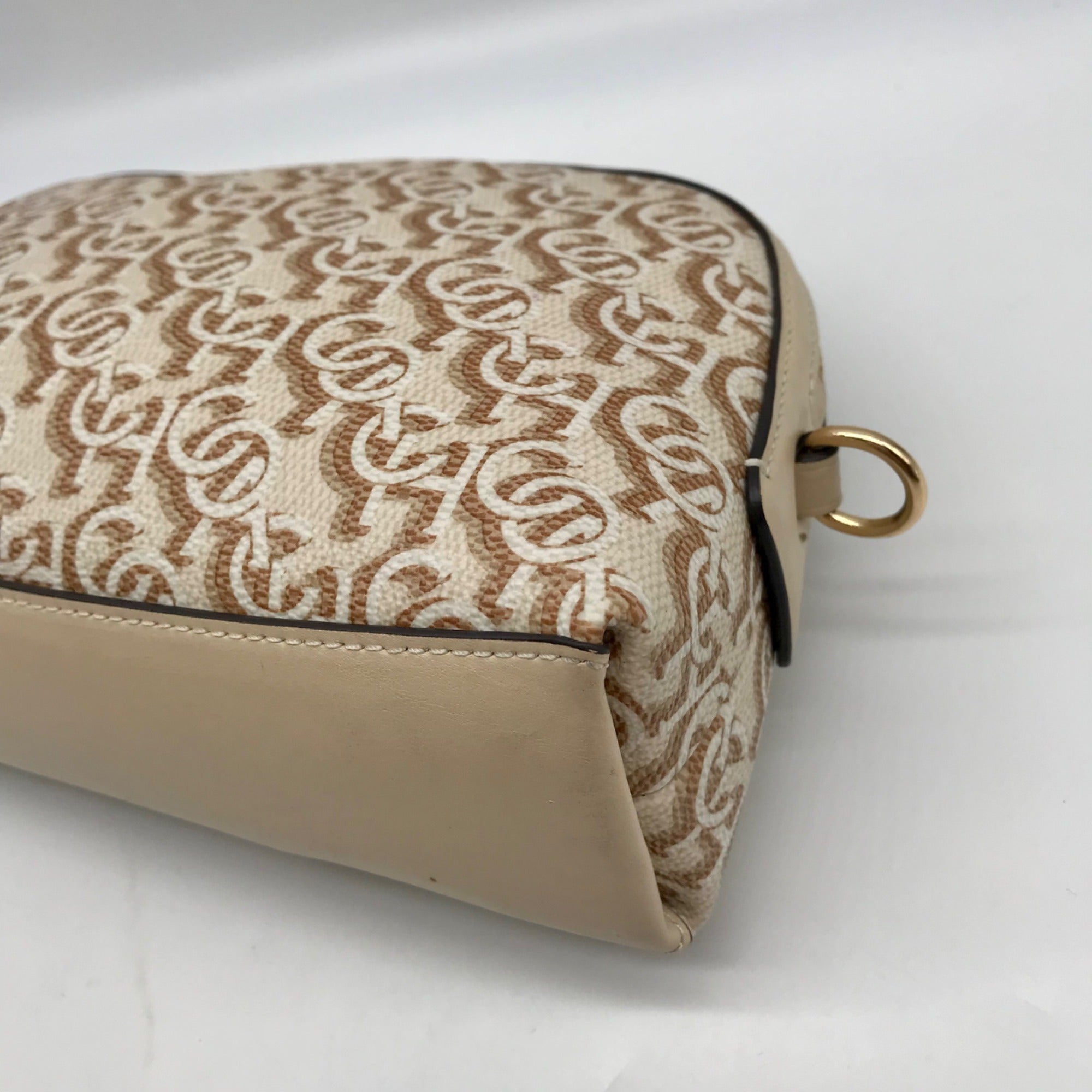Coach Chalk Monogram Canvas Madi Crossbody Bag CF343