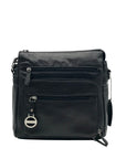 Croft & Barrow Black Faux Leather Crossbody Bag