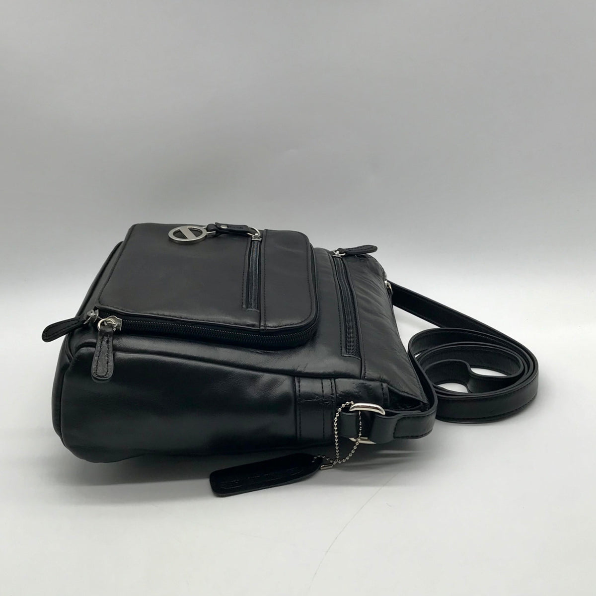 Croft &amp; Barrow Black Faux Leather Crossbody Bag