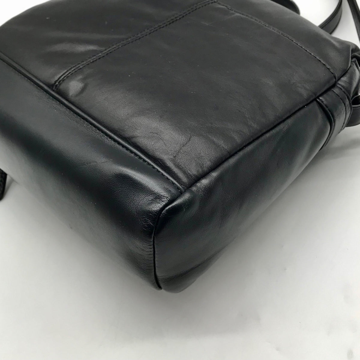 Croft &amp; Barrow Black Faux Leather Crossbody Bag