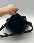 Croft & Barrow Black Faux Leather Crossbody Bag