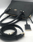 Kate Spade Black Saffiano Leather Cedar Street Maise Satchel Crossbody