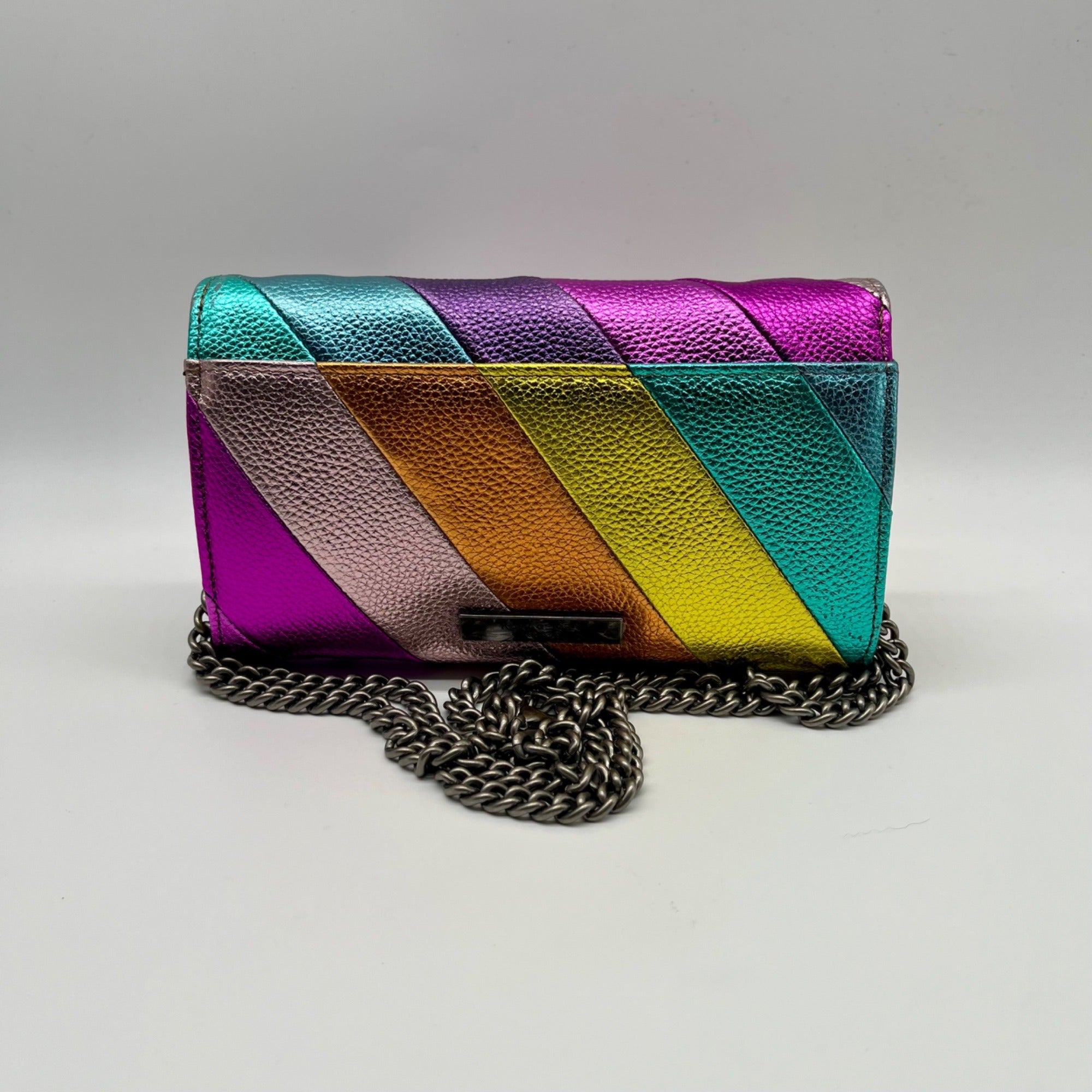 Kurt Geiger London Kensington Leather Chain Wallet