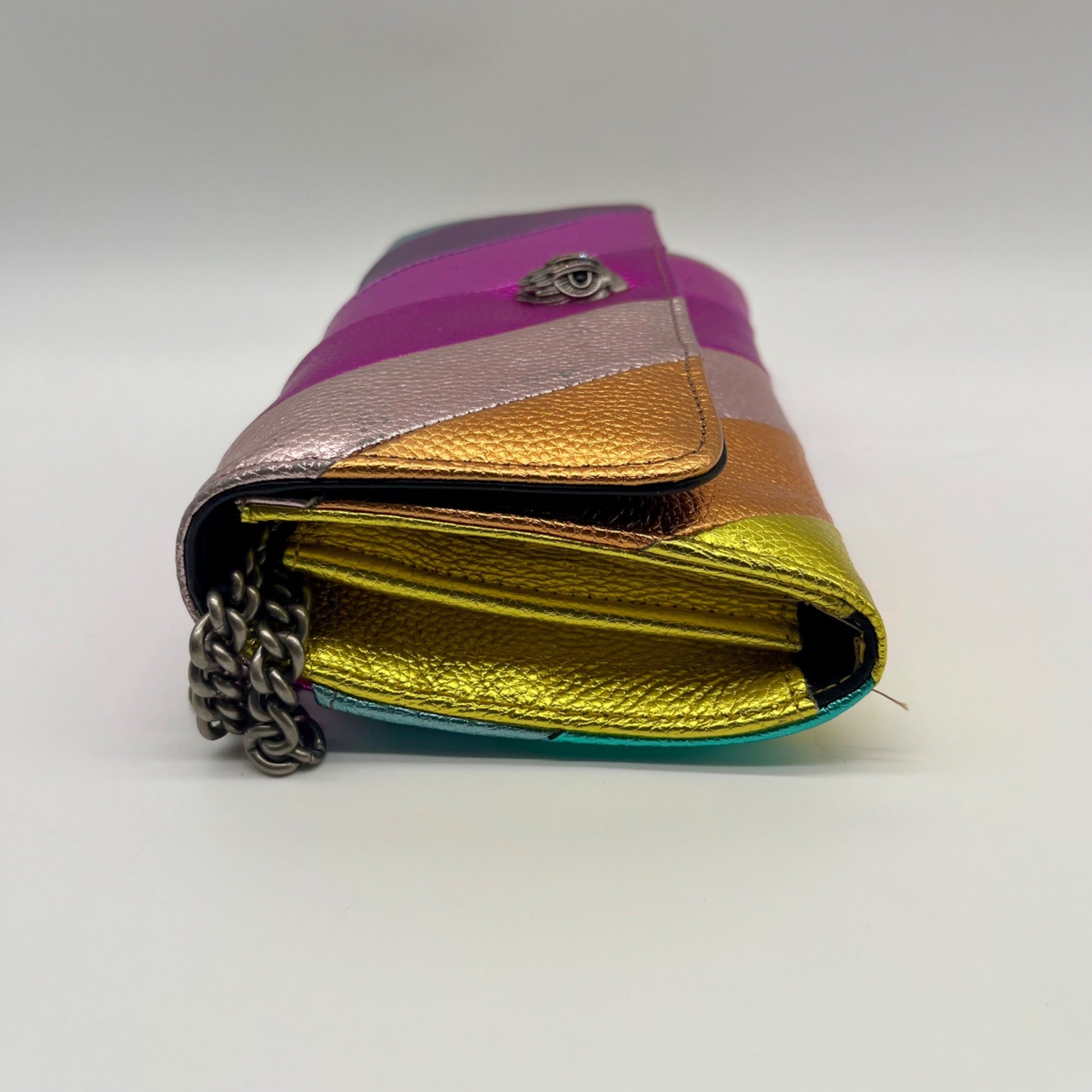 Kurt Geiger London Kensington Leather Chain Wallet
