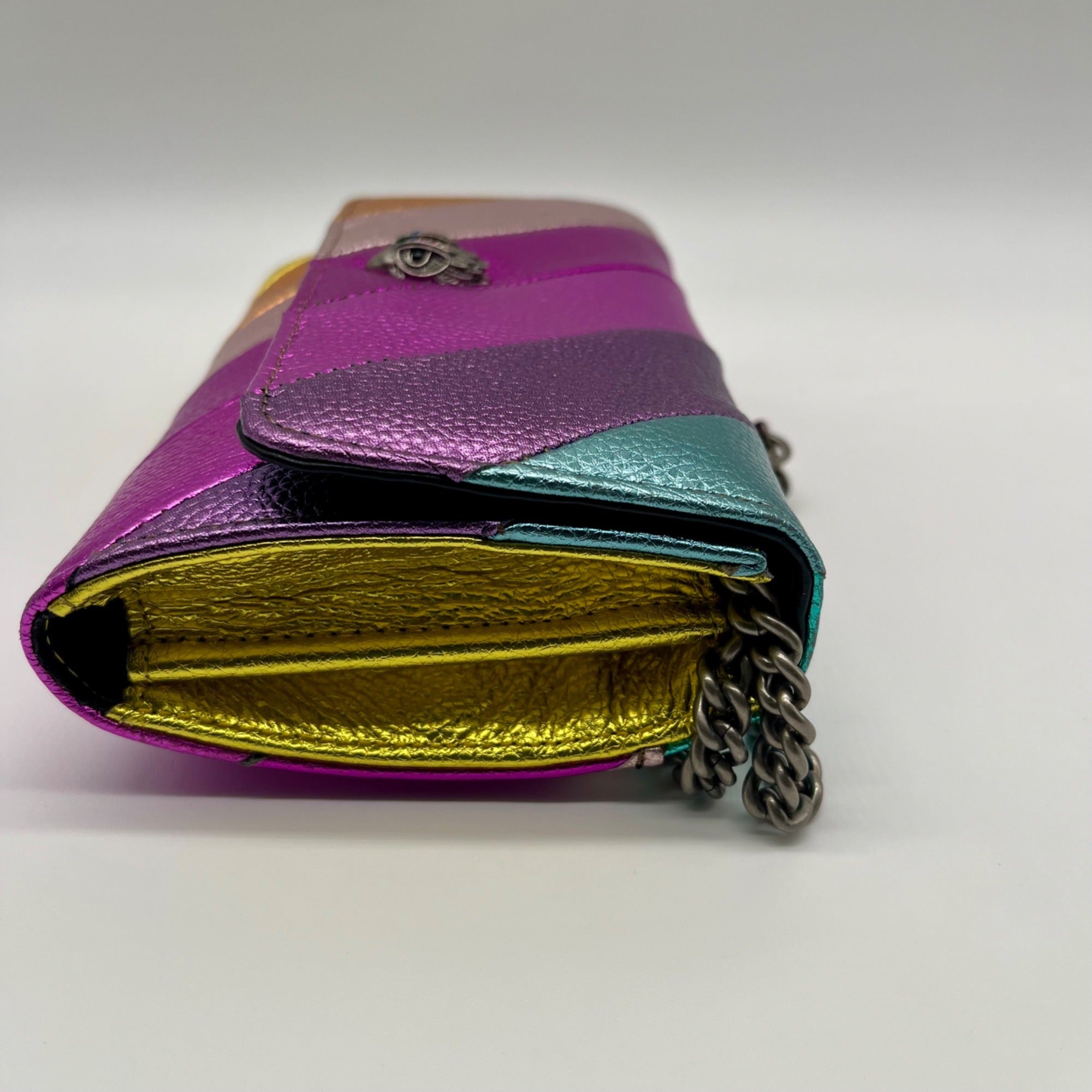 Kurt Geiger London Kensington Leather Chain Wallet