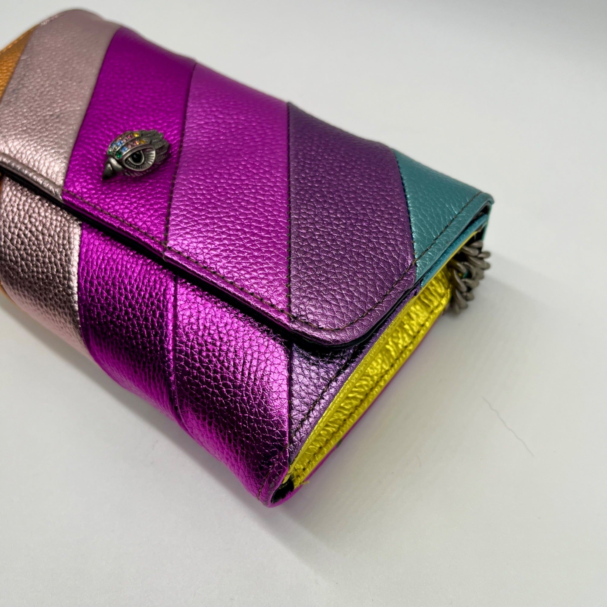 Kurt Geiger London Kensington Leather Chain Wallet