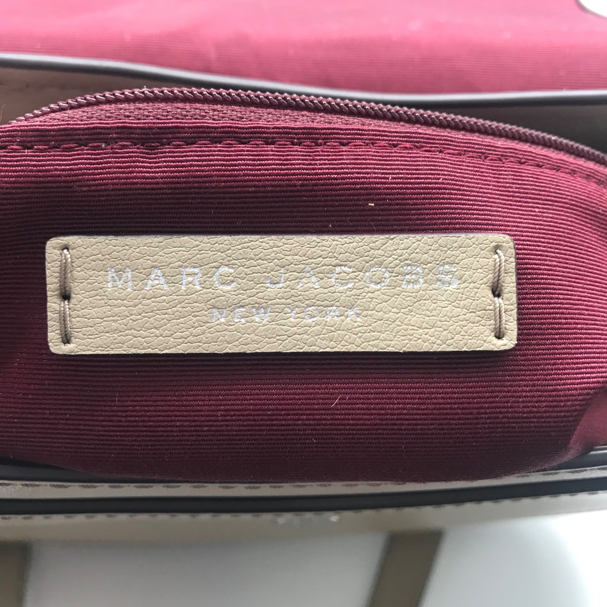 Marc Jacobs Rider Tan Leather Crossbody