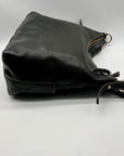 Dooney & Bourke Black Florentine Leather Small Lucy Hobo Bag