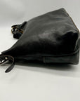 Dooney & Bourke Black Florentine Leather Small Lucy Hobo Bag