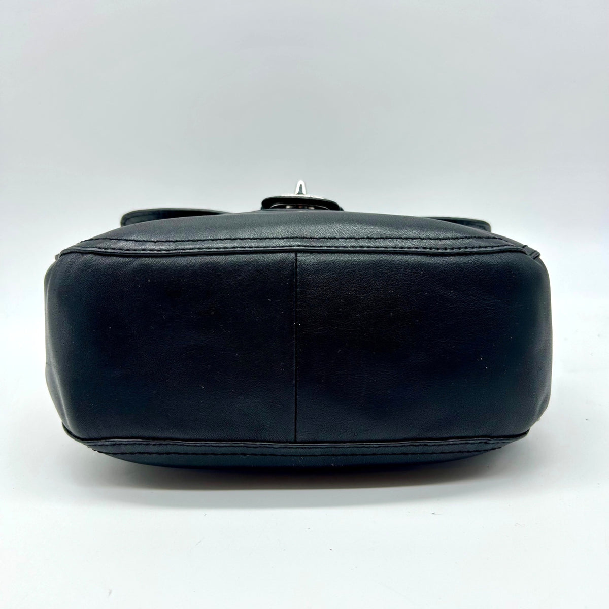 Coach Black Glove-Tanned Leather Legacy Shoulder Bag 22382