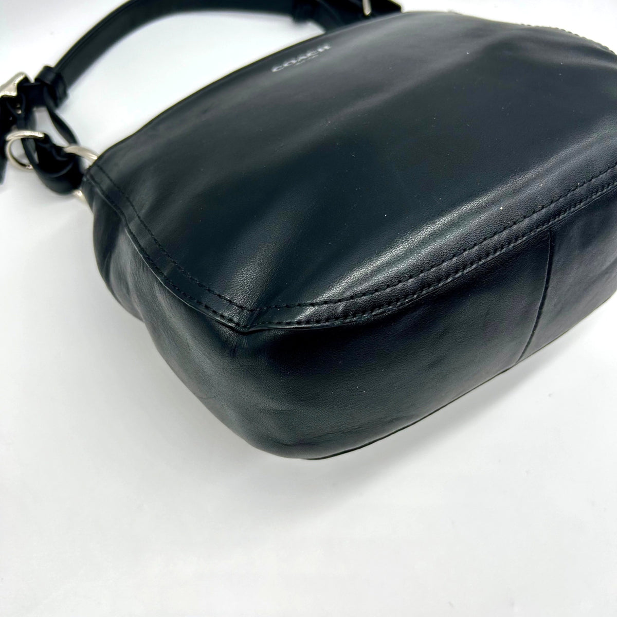 Coach Black Glove-Tanned Leather Legacy Shoulder Bag 22382