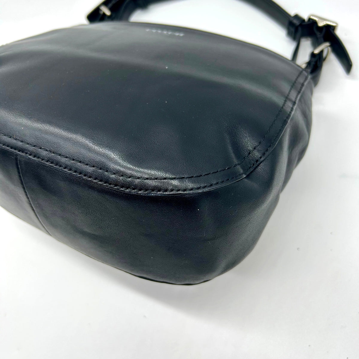 Coach Black Glove-Tanned Leather Legacy Shoulder Bag 22382