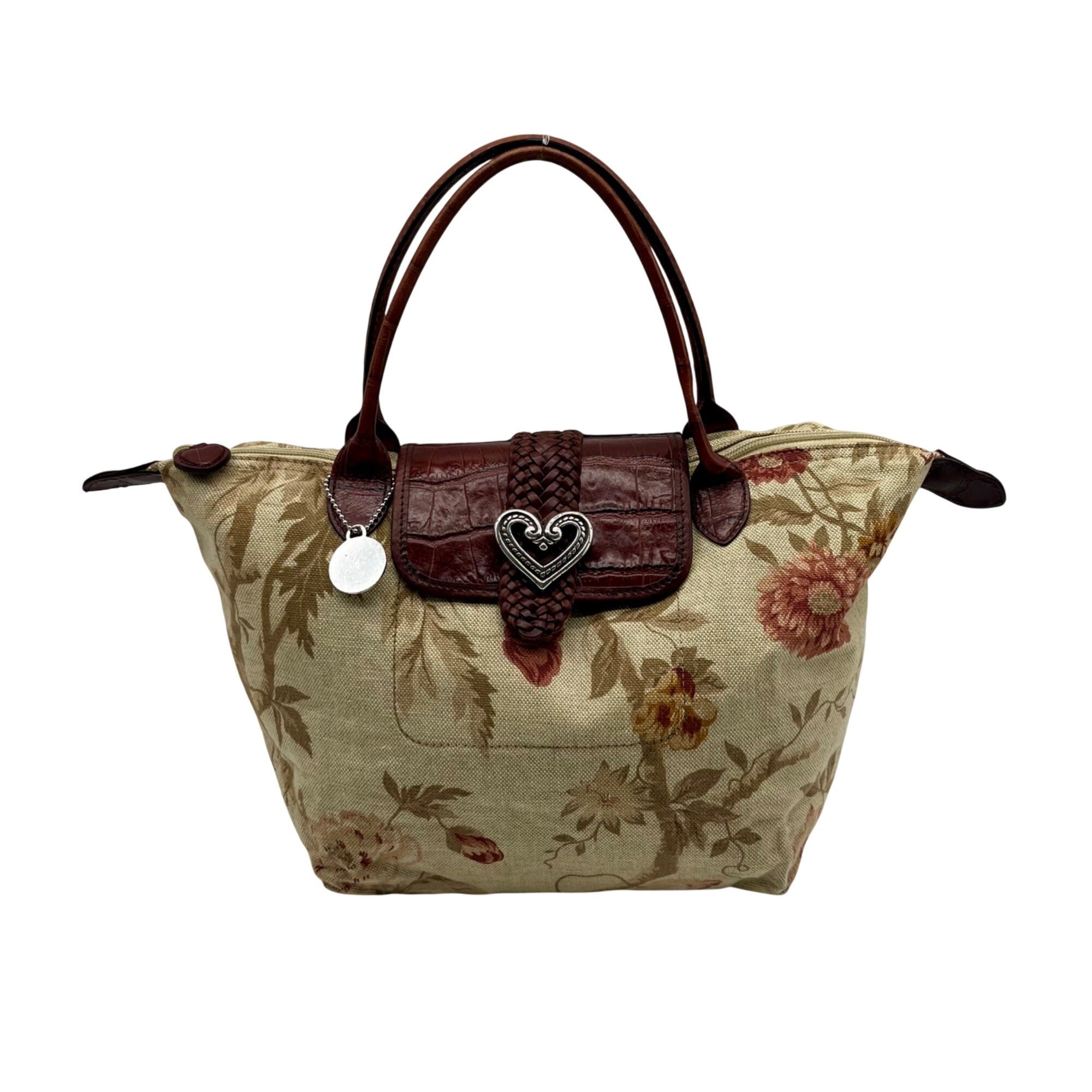 Brighton Vintage Fabric Flap Shoulder Bag