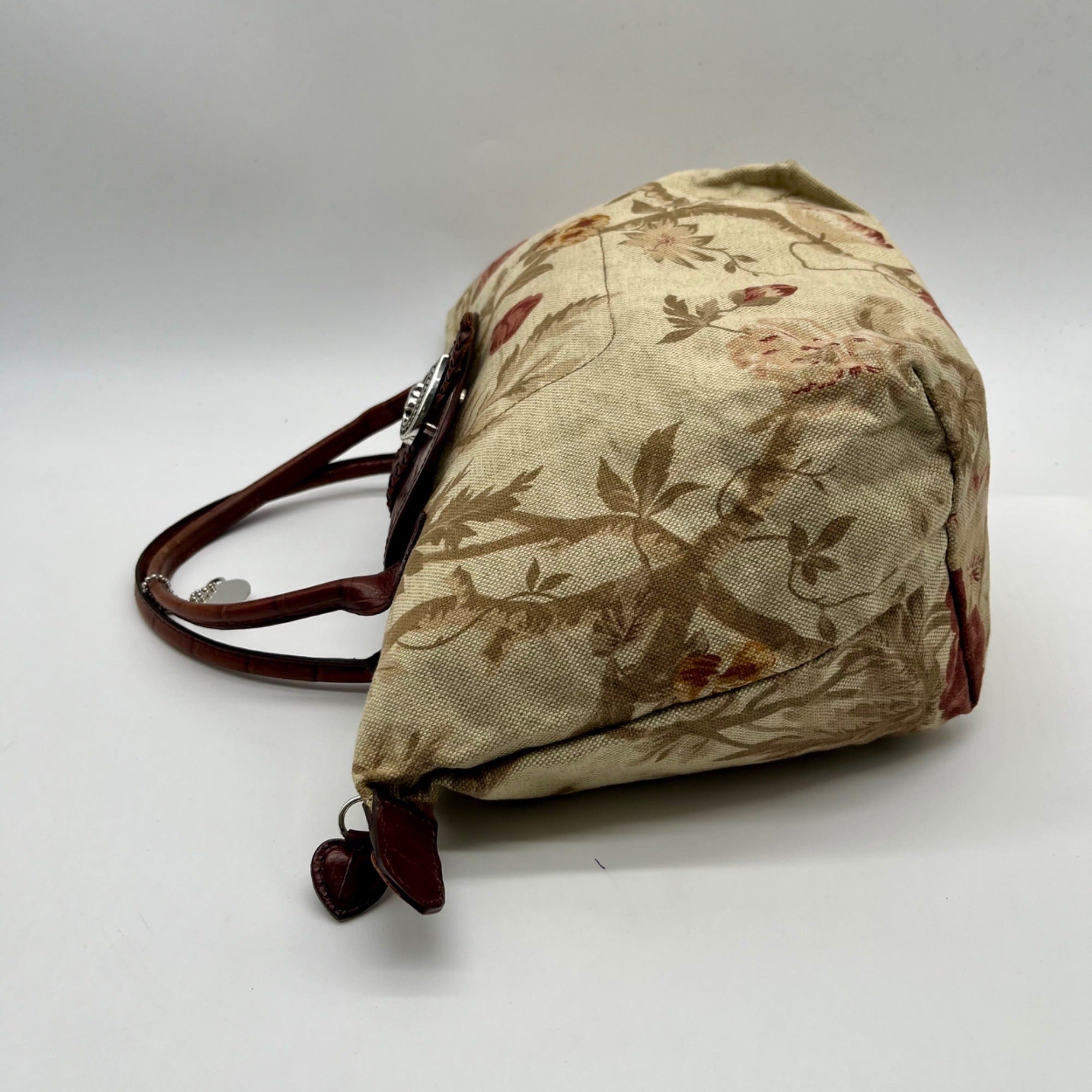 Brighton Vintage Fabric Flap Shoulder Bag