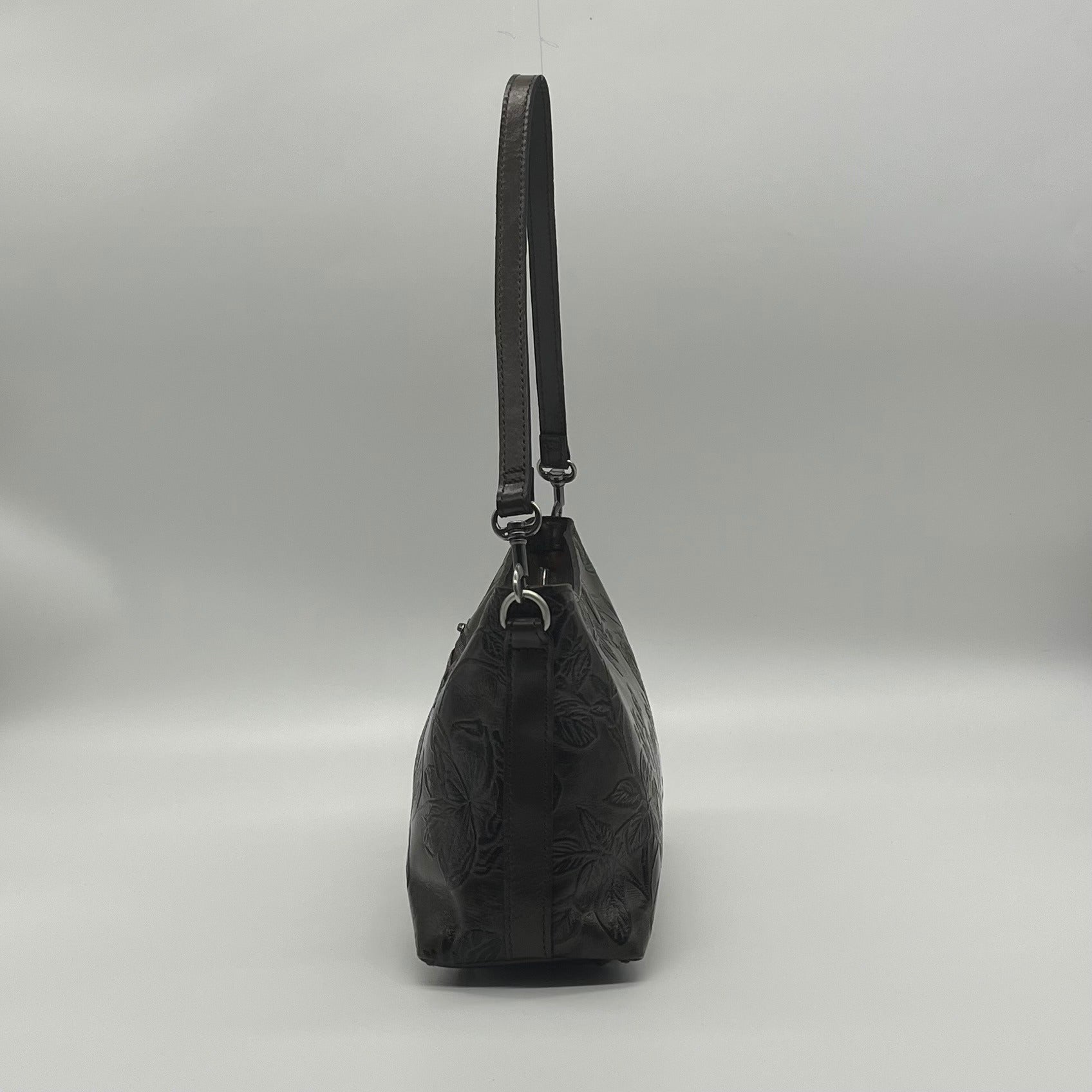 Patricia Nash  Betta Brown Leather Crossbody Bag