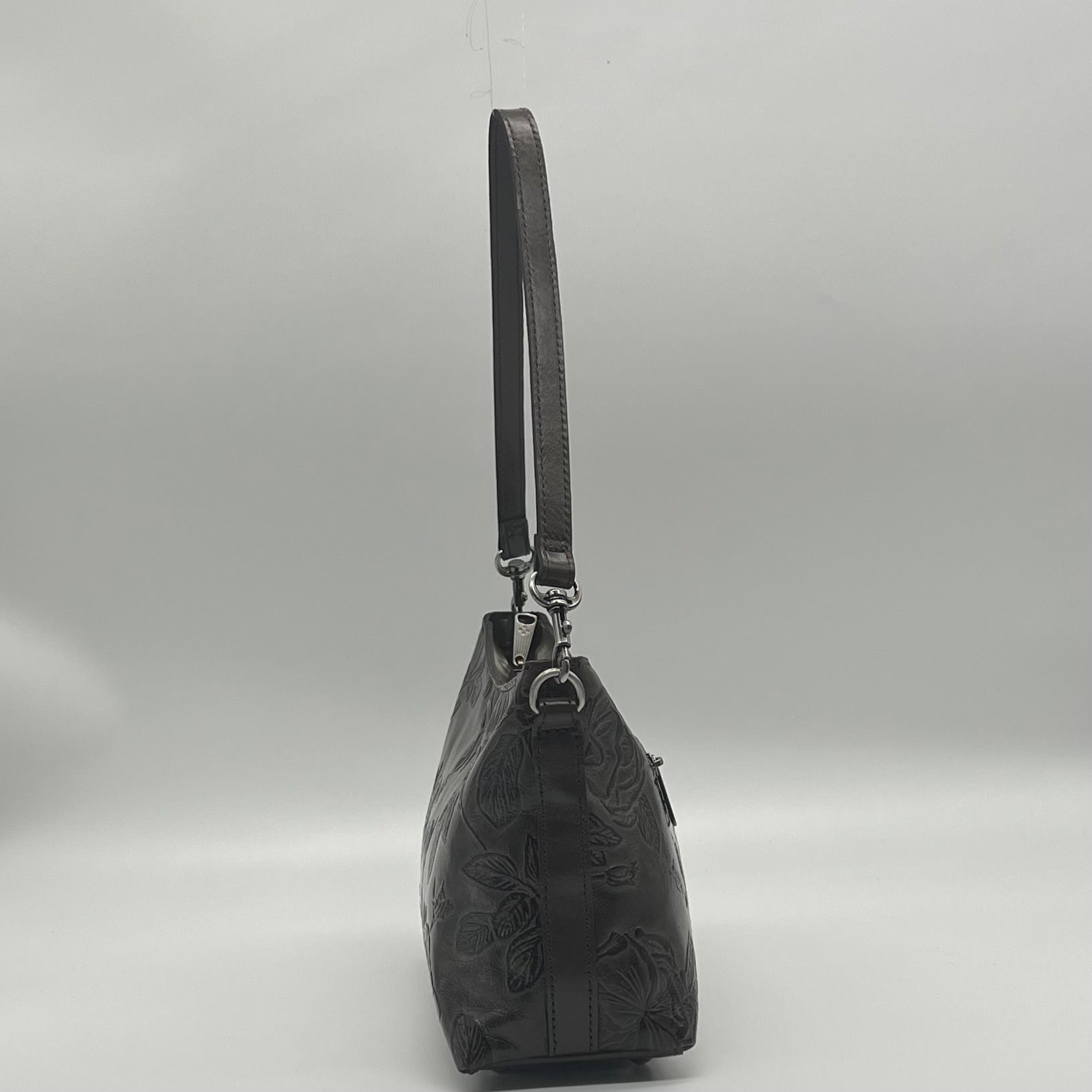 Patricia Nash  Betta Brown Leather Crossbody Bag