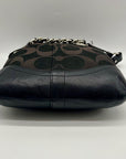 Coach Signature Black Chain Convertible  Crossbody Bag