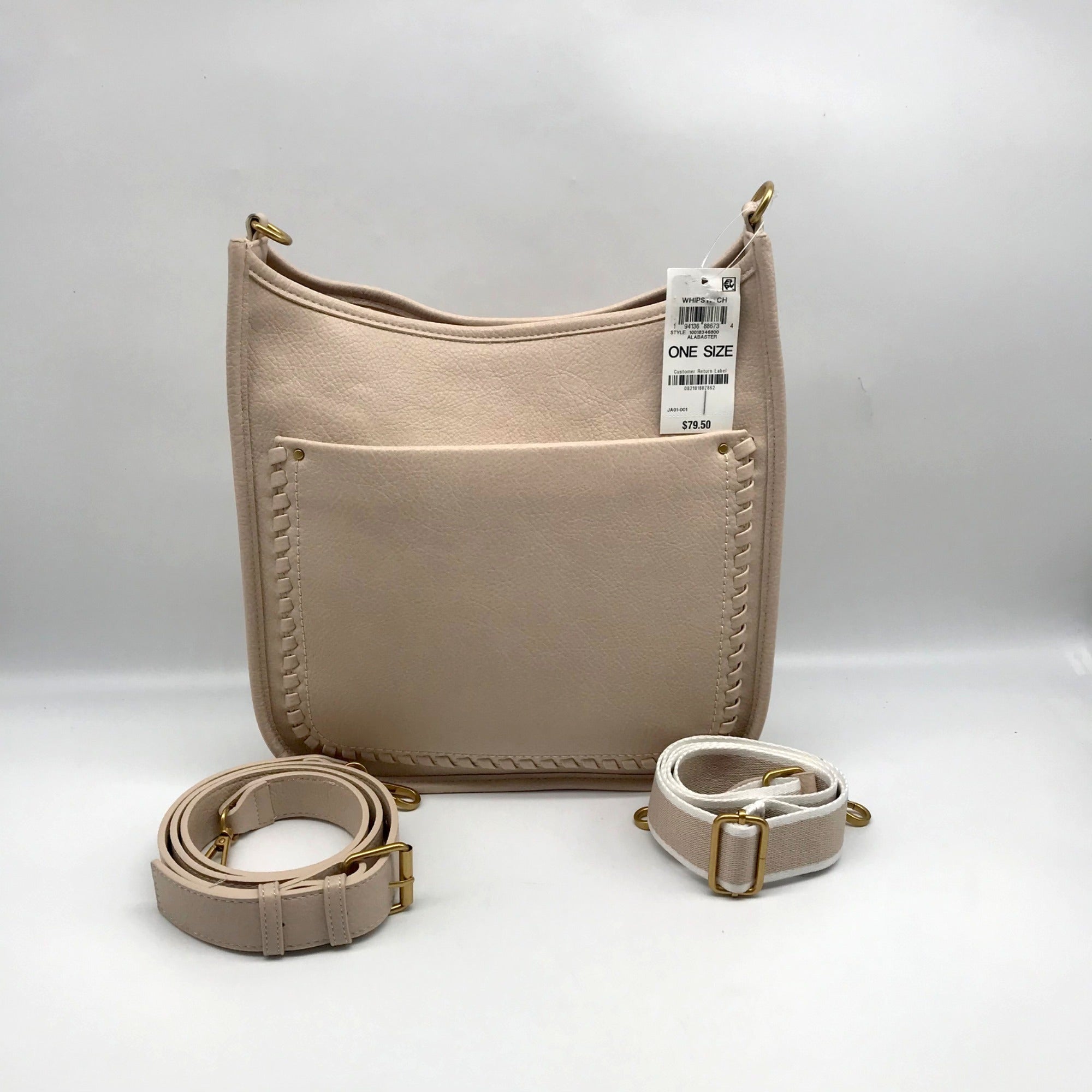 Style &amp; Co Whipstitch Alabaster Crossbody