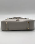 Dooney & Bourke Grey Lucca Leather Large Shoulder Bag